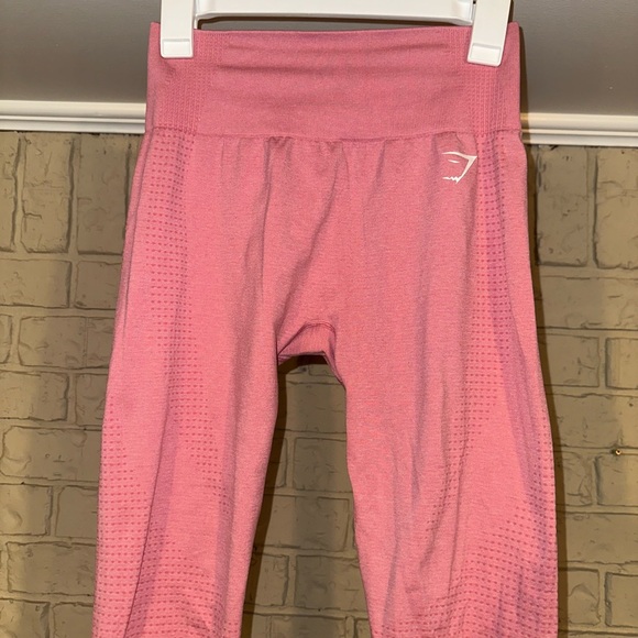 Gymshark Pink High-Waisted Leggings - Picture 3 of 11